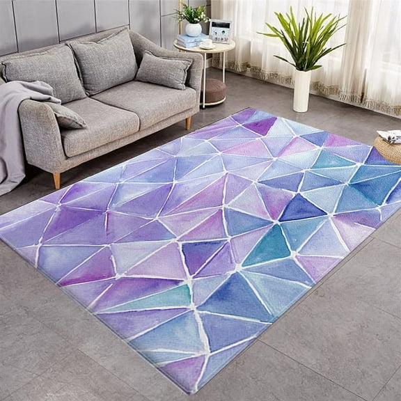 Area Rug Nordic Modern Carpets for Living Room Bedroom Large Area Rugs Geometric 3D Printed Carpet H