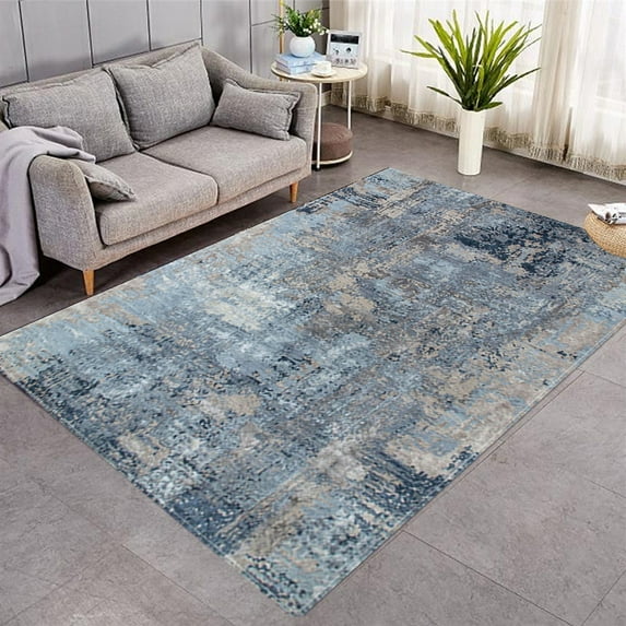 Area Rug Nordic Modern Carpets for Living Room Bedroom Large Area Rugs Geometric 3D Printed Carpet H