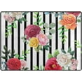 thumbnail image 1 of Area Rug Pad Beautiful Flowers Nursery Rugs Floor Mat for Kids Playing Room Living Room Bedroom 7' x 5' (80 x 58 inch), 1 of 6