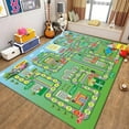 thumbnail image 1 of Area Rug for Playroom Car Road Map Rugs Play Numbers Rugs Thicken Memory Foam - Educational & Game Carpet Play Mat for Boys / Girls, Bedroom, Playroom, Living Room Game Play Mat(Only Rug), 1 of 5