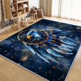 Area Rug Rectangle Carpet For Living Room, Watercolor Eagle Dream