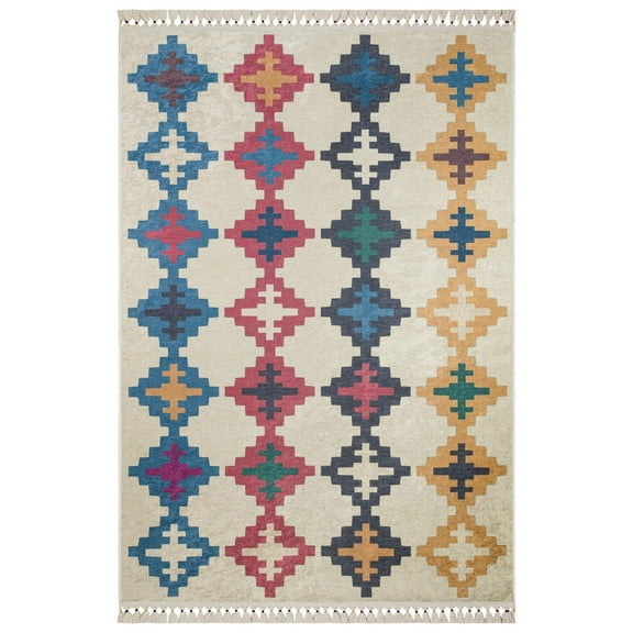 <new_title>Red Traditional Pattern Area Rugs, 5x7 & 6x9</new_title>