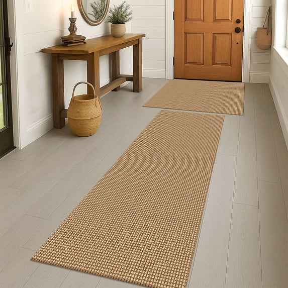 Entry Area Rug Area Rug Runner Sets 2x3 And 2x6 Ft Washable Kitchen Mats For Floor Non ...