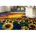 thumbnail image 1 of Area Rug, Salon Rugs, SuPrintedower Field Painting Rugs, View Rugs, SuPrintedower Rug, Corridor Rug, Sunset Landscape Rug, Luxury Rug, Farmhouse Rug, 2.3'x3.3' - 70x110 cm, 1 of 8