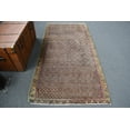 thumbnail image 1 of Area Rug, Vintage Rug, Turkish Rug, Antique Rug, 44x87 inches Brown Carpet, Decorative Indoor Rug, Organic Bedroom Rugs, 11903, 1 of 10