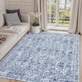 thumbnail image 1 of Area Rug,Washable Rug for Living Room,Neutral Retro Accent Rug,Non Slip Stain Resistant Carpet for Nursery Dining Room Farmhouse, 1 of 6