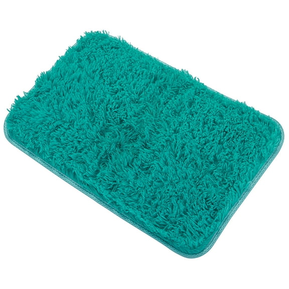 Area Rug for Living Room 15.75 x 23.62 inches, Luxury Plush Rugs for Bedroom Dorm, Non-slip Furry Cozy Carpet Mat for Sofa Floor, Blue