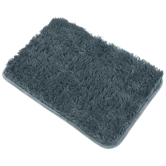 Area Rug for Living Room 23.62 x 47.24 inches, Luxury Plush Rugs for Bedroom Dorm, Non-slip Furry Cozy Carpet Mat for Sofa Floor, Gray