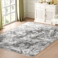 thumbnail image 1 of Area Rug for Living Room, 6'x9' Non-Slip Neutral Abstract Light Gray Indoor Rug, Stain Resistant Carpet for Bedroom, Dinning Room, 1 of 11