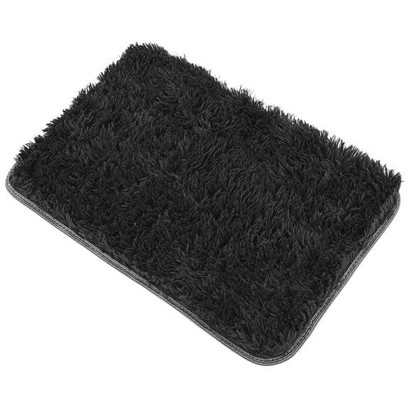 Area Rug for Living Room 62.99 x 90.55 inches, Luxury Plush Rugs for Bedroom Dorm, Non-slip Furry Cozy Carpet Mat for Sofa Floor, Black