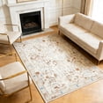 thumbnail image 1 of Area Rug for Living Room, Vintage Retro Boho Rug, Washable Non Slip & Low Pile Carpet for Living Room, Bedroom, Dining Room, 1 of 9