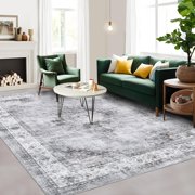 Area Rug for Living Room,Washable&Non-Slip Rug for Dining Room Soft Low Pile Throw Rugs for Home Decor Office