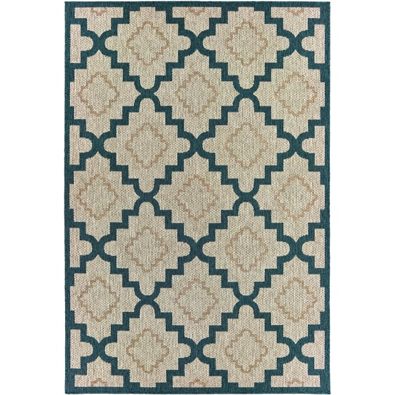 Oriental Weavers Latitude Area Rug 804I3 Grey 5' 3" x 7' 3" Rectangle