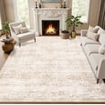 thumbnail image 1 of Area Rugs 10x14 Living Room Rug: Washable Rug Soft Vintage Boho Carpet Indoor Floor Non-Slip Stain Resistant Large Carpets for Bedroom Dining Room Farmhouse Nursery Home Office Beige, 1 of 17