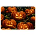 Area Rugs 2'×3' NonSlip Door Mat, Halloween Pumpkins Decor Soft
