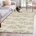 thumbnail image 1 of Area Rugs 2.7'x5', Green Botanical Carpet for Living Room Bedroom Dining Room, Pastoral Elegant Spring Floral Rustic Throw Kitchen Rugs Non Slip Washable Rectangle Indoor Outdoor Rugs, 1 of 8