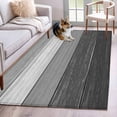 thumbnail image 1 of Area Rugs 2.7'x5', Grey Ombre Carpet for Living Room Bedroom Dining Room, Farmhouse Vintage Wooden Grain Texture Throw Kitchen Rugs Non Slip Washable Rectangle Indoor Outdoor Rugs, 1 of 8