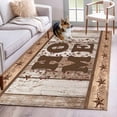 thumbnail image 1 of Area Rugs 2.7'x5', Vintage Farmhouse Carpet for Living Room Bedroom Dining Room, Retro Home Text Country Star Wooden Throw Kitchen Rugs Non Slip Washable Rectangle Indoor Outdoor Rugs, 1 of 8