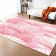 thumbnail image 1 of Area Rugs 2.7x5 Ft Ocean Pink Seashell Coastal Beach Summer Non-Slip Washable Rug Indoor Rug Floor Mats Non Shedding Carpet for Living Room Bedroom Dining Room Home Decor, 1 of 8
