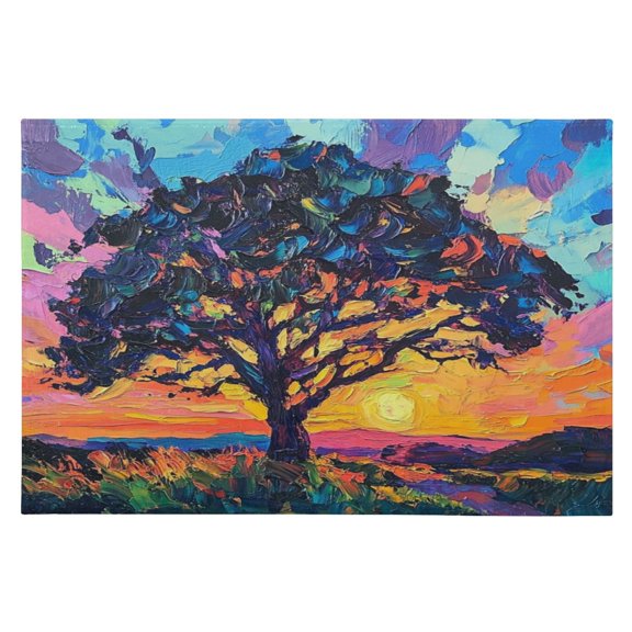 Area Rugs 23.62"x35.43" Soft Non-Slip Door Mat Machine Washable Entryway Rug for Bedroom Kitchen An Oak Tree