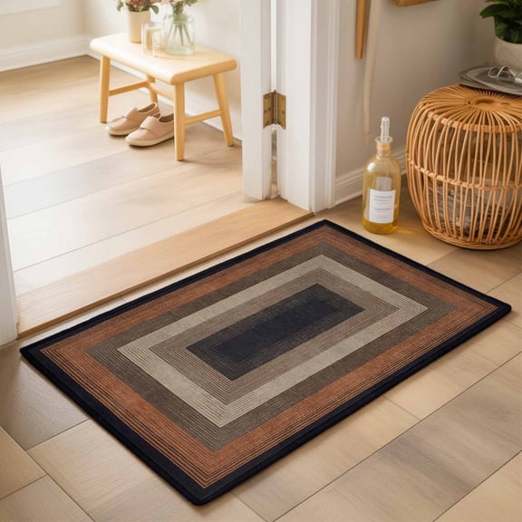 Area Rugs 2x3,Abstract Geometric Square Non Slip Washable Rug Indoor Carpet Soft Floor Rugs for Home Living Room Bedroom Dining Room Office