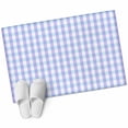 thumbnail image 1 of Area Rugs 2x3,Blue Gingham Check Non Slip Washable Rug Indoor Carpet Soft Floor Rugs for Home Living Room Bedroom Dining Room Office, 1 of 9