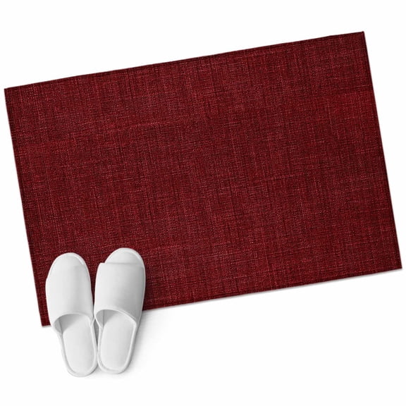 Area Rugs 2x3,Classic Solid Dark Red Non Slip Washable Rug Indoor Carpet Soft Floor Rugs for Home Living Room Bedroom Dining Room Office