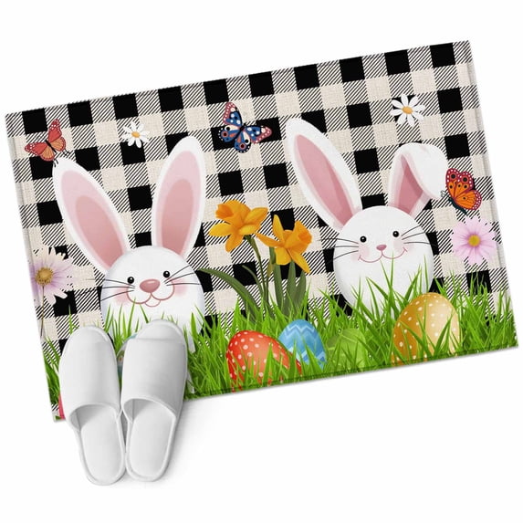 Area Rugs 2x3, Easter Rabbit Egg Non Slip Washable Rug Indoor Carpet ...