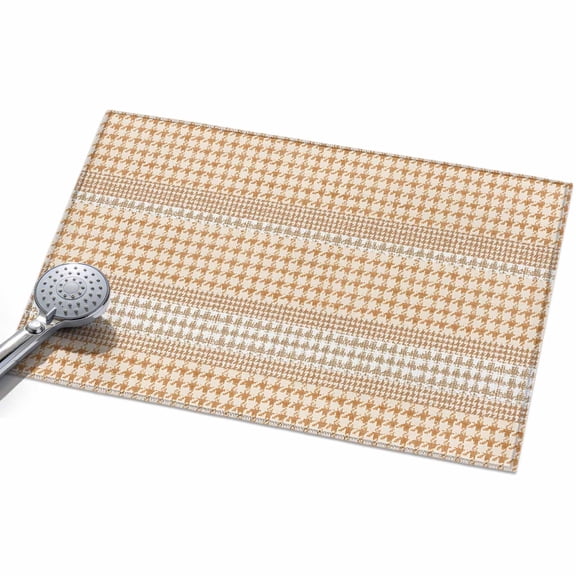 Area Rugs 2x3,Farm Lattice Houndstooth Pattern Non Slip Washable Rug Indoor Carpet Soft Floor Rugs for Home Living Room Bedroom Dining Room Office