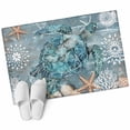 thumbnail image 1 of Area Rugs 2x3,Marine Turtle Starfish Coral Shell Non Slip Washable Rug Indoor Carpet Soft Floor Rugs for Home Living Room Bedroom Dining Room Office, 1 of 9