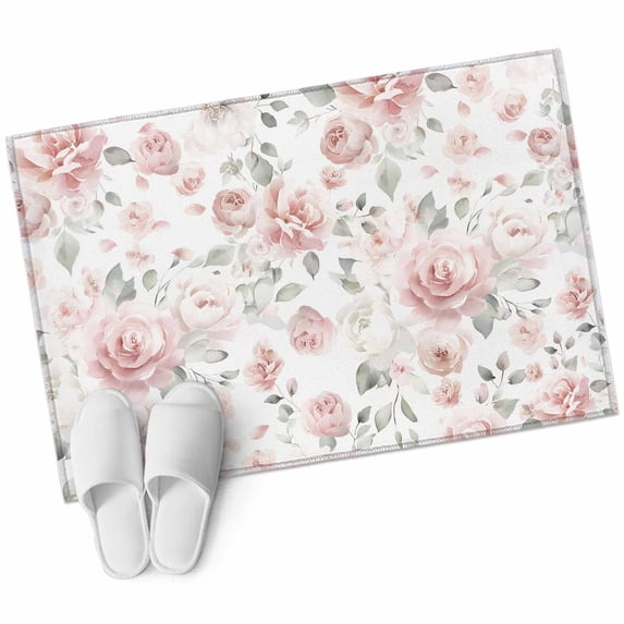 Area Rugs 2x3,Retro Farmhouse Blossoms Flower with Leaf Non Slip Washable Rug Indoor Carpet Soft Floor Rugs for Home Living Room Bedroom Dining Room Office