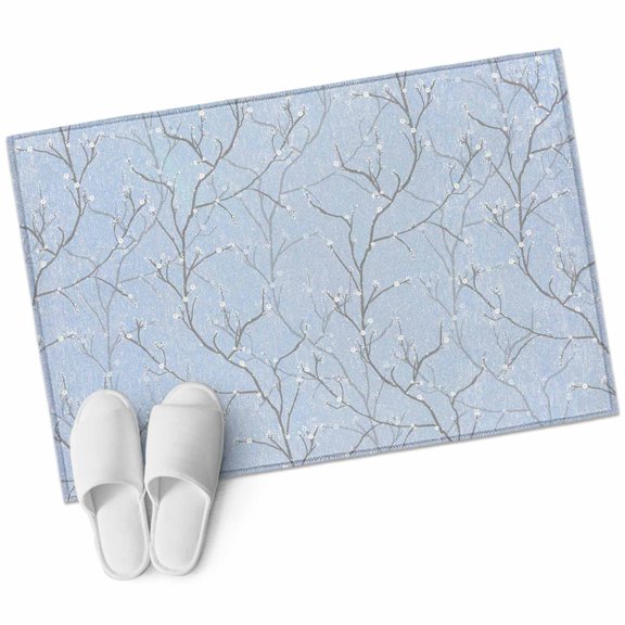 Area Rugs 2x3, Retro Tree Branches Texture Non Slip Washable Rug Indoor Carpet Soft Floor Rugs for Home Living Room Bedroom Dining Room Office