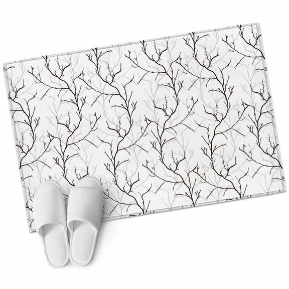 Area Rugs 2x3, Retro Tree Branches Texture Non Slip Washable Rug Indoor Carpet Soft Floor Rugs for Home Living Room Bedroom Dining Room Office