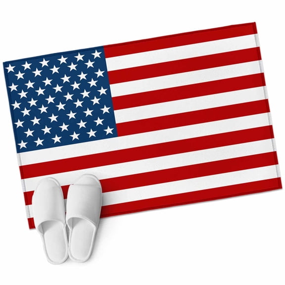 Area Rugs 2x3,USA Flag Independence Day Non Slip Washable Rug Indoor Carpet Soft Floor Rugs for Home Living Room Bedroom Dining Room Office