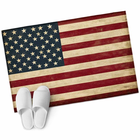 Area Rugs 2x3,USA Flag Stars and Stripes Non Slip Washable Rug Indoor Carpet Soft Floor Rugs for Home Living Room Bedroom Dining Room Office