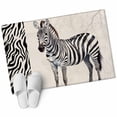 thumbnail image 1 of Area Rugs 2x3,Zebra Black Stripe Animal Portrait Non Slip Washable Rug Indoor Carpet Soft Floor Rugs for Home Living Room Bedroom Dining Room Office, 1 of 9