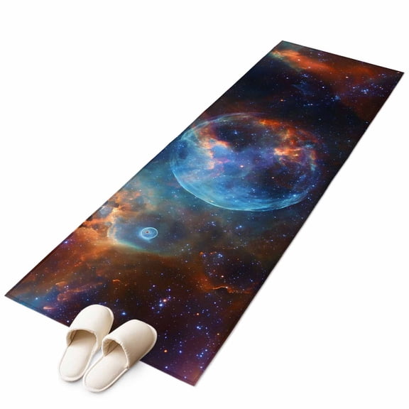 Area Rugs 2x6, Mysterious Planet Outer Space Non Slip Washable Rug Indoor Carpet Soft Floor Rugs for Home Living Room Bedroom Dining Room Office