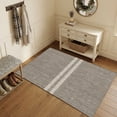thumbnail image 1 of Area Rugs 3'x5', Farmhouse Grey Brown Carpet Runner Indoor Outdoor Rugs Home Decor Aesthetic, Vintage Country Linen Textured Non Slip Mats Washable Accent Rug for Living Room Bedroom, 1 of 5