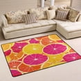 thumbnail image 1 of Area Rugs 36"x24" Indoor Non-Slip Wear Resistant Floor Mats Soft Large Carpets for Living Room Bedroom Home Decor Washable Rug Oranges and Grapefruits, 1 of 7