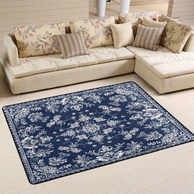 Area Rugs 36"x24" Indoor NonSlip Wear Resistant Floor Mats Soft Large