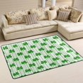 thumbnail image 1 of Area Rugs 36"x24" Indoor Non-Slip Wear Resistant Floor Mats Soft Large Carpets for Living Room Bedroom Home Decor Washable Rug Cute Four-leaf Clover, 1 of 7