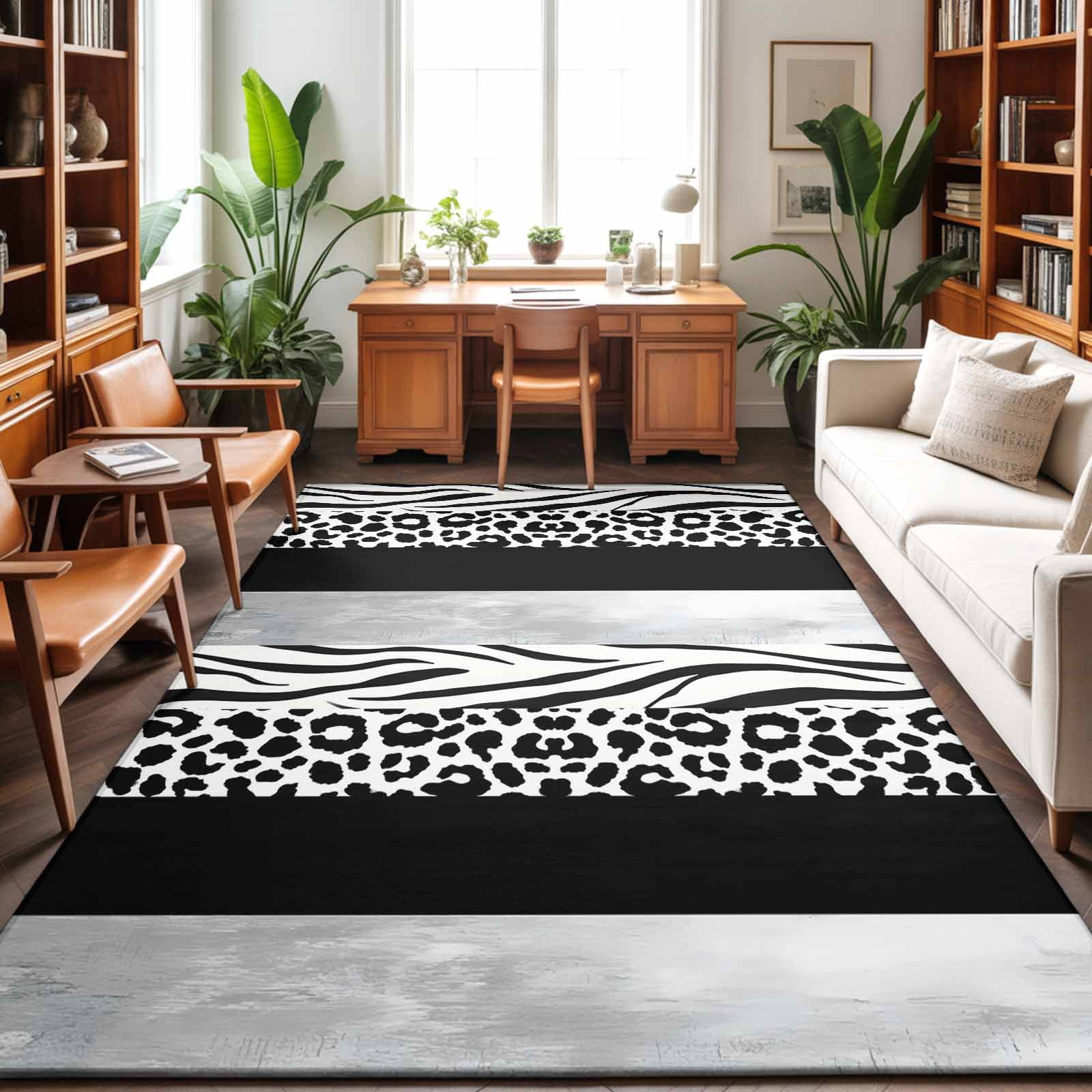 BASTILLE: RETRO RUNNER - BLACK/ANIMAL PRINT