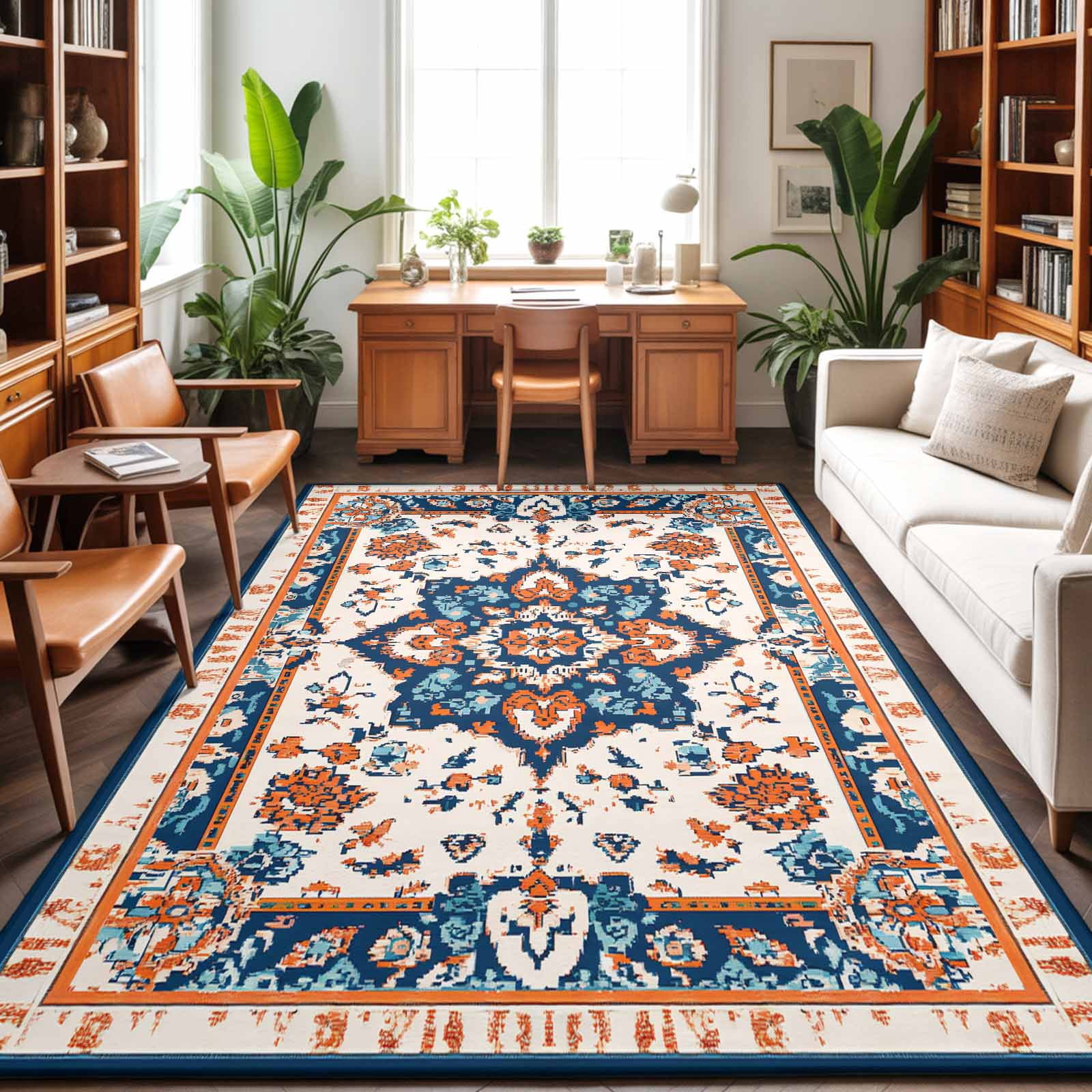 Area Rugs 4'x6'. Boho Aztec Carpet Runner Indoor Outdoor Rugs Home ...