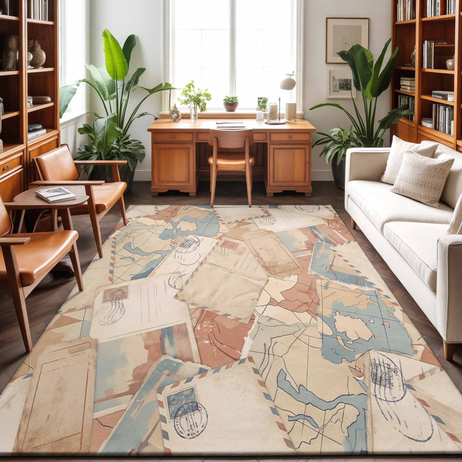Area Rugs 4'x6'. Vintage Envelope Carpet Runner Indoor Outdoor Rugs ...