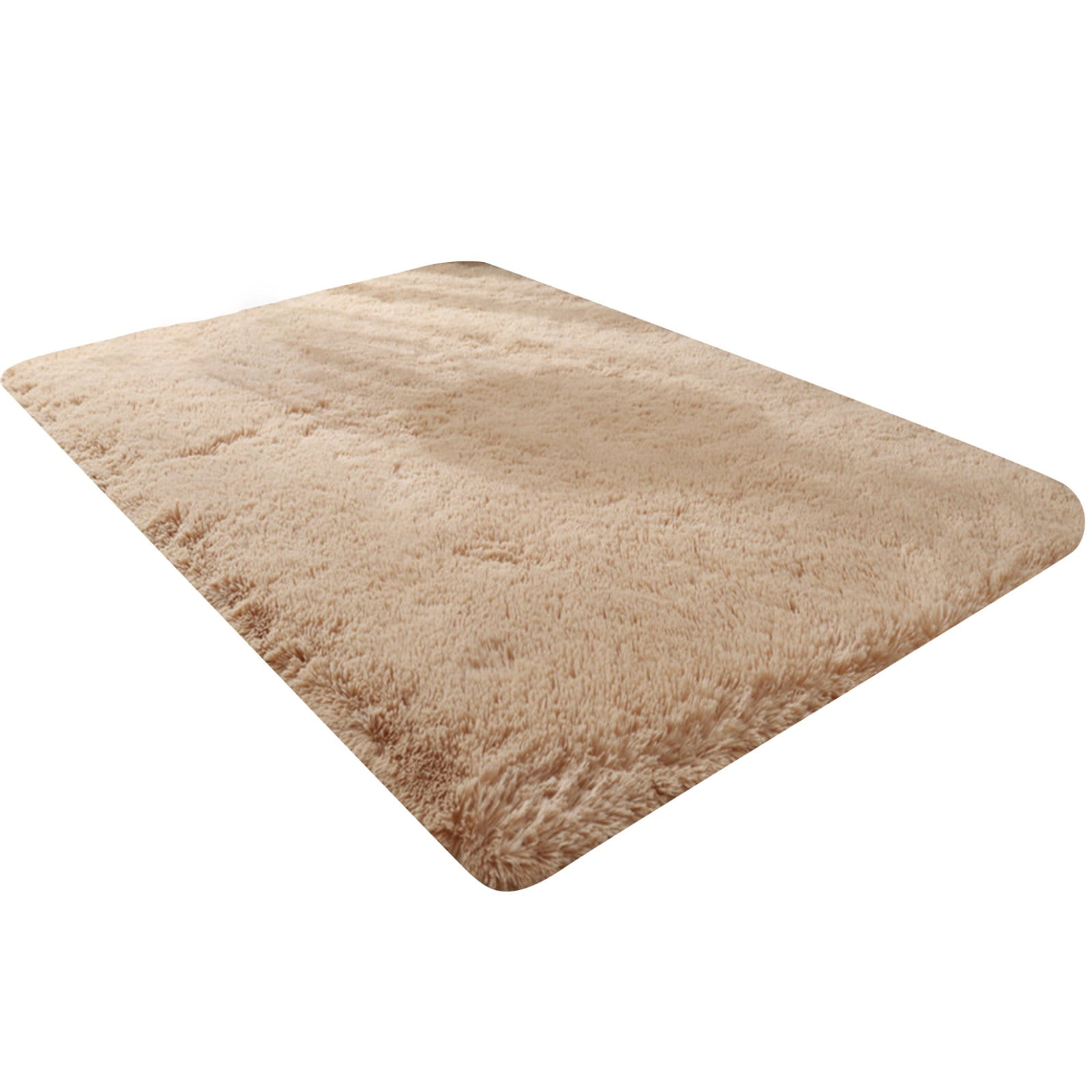 Area Rugs 4x6 Thickened Fluffy Solid Color Carpet for Bedroom, Ultra