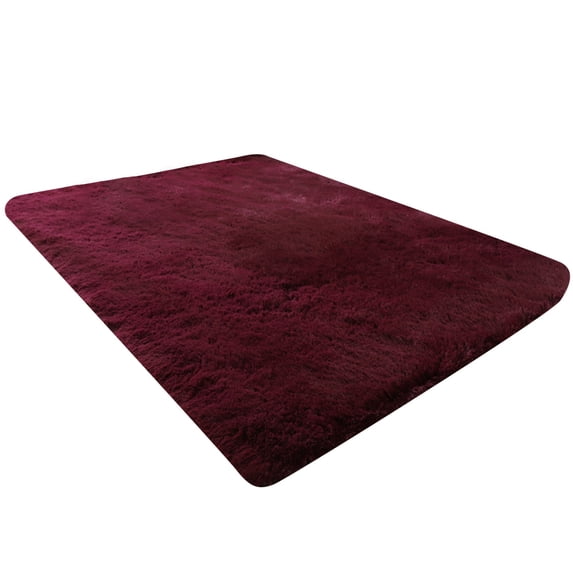 Area Rugs 4x6 Thickened Fluffy Solid Color Carpet for Bedroom, Ultra Soft Non-slip Rugs for Living Room, Washable Fuzzy Carpets for Dining Room, Boys Room, Girls Room