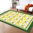 thumbnail image 1 of Area Rugs 5x8 Ft Summer Yellow Lemon with Green Leaves Non-Slip Washable Rug Indoor Rug Floor Mats Non Shedding Carpet for Living Room Bedroom Dining Room Home Decor, 1 of 8