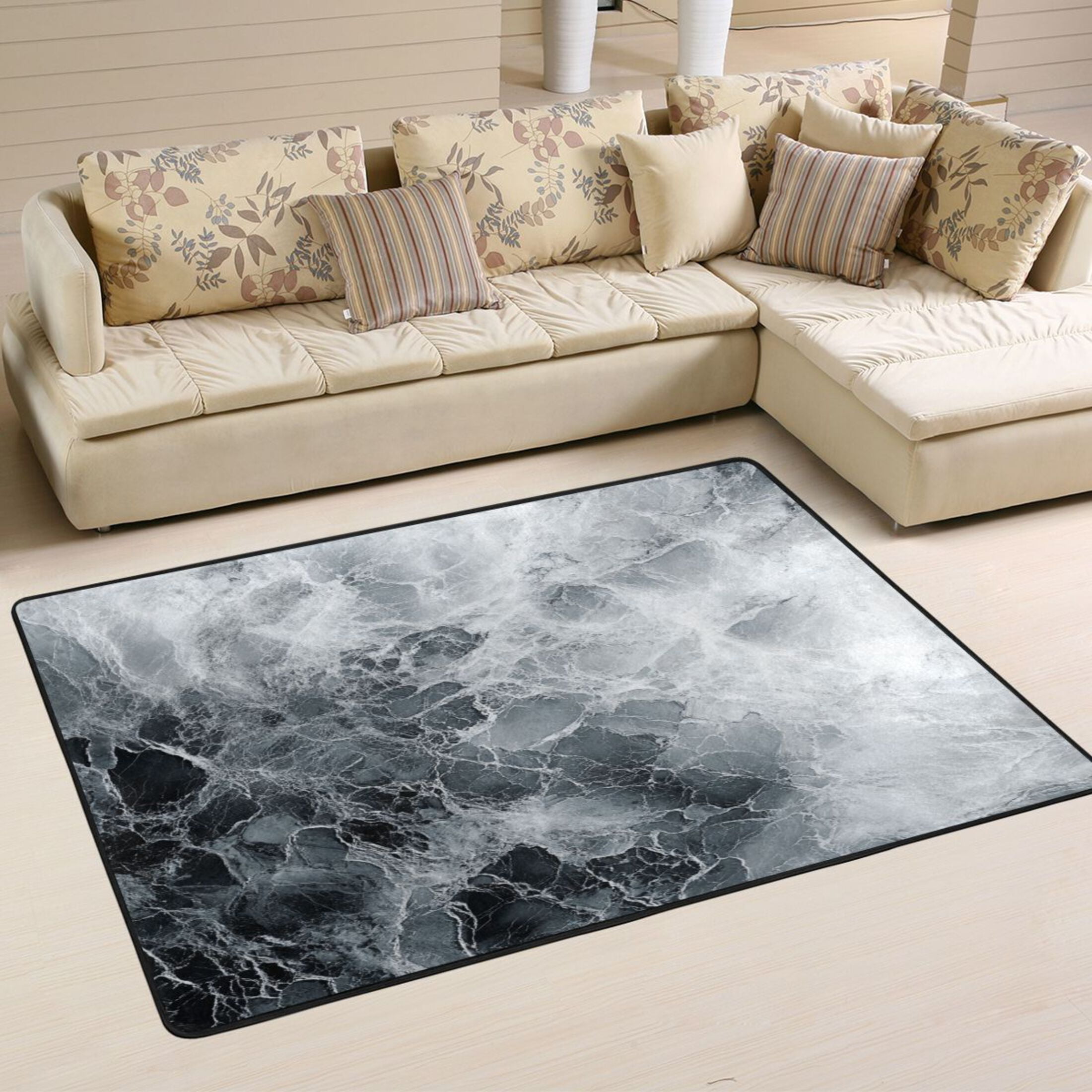 Area Rugs 72"x48" Indoor NonSlip Wear Resistant Floor Mats Soft Large