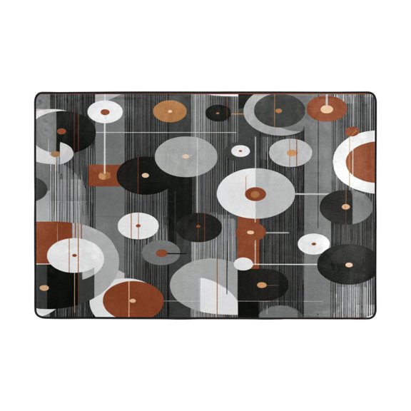 Area Rugs 72"x48" Indoor Non-Slip Wear Resistant Floor Mats Soft Large Carpets for Living Room Bedroom Home Decor Washable Rug Cd Pattern