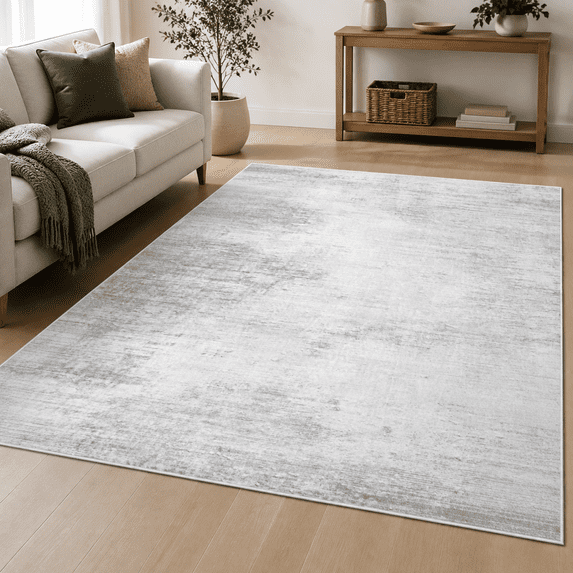 Kit Area Area Rugs 8x10 Living Room: Washable Rug Modern Abstract Large Soft Non ...
